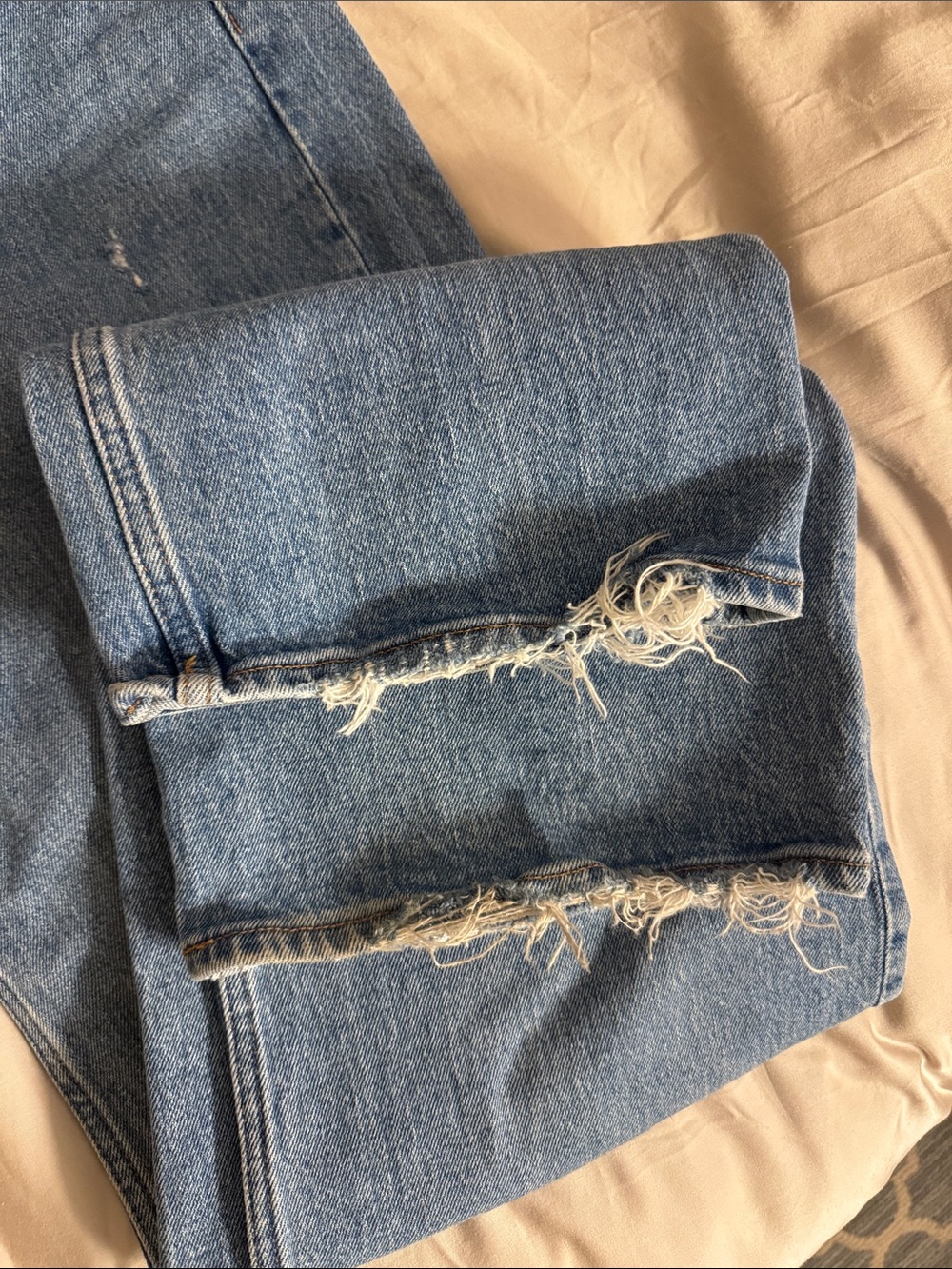 Abercrombie & Fitch The 90’s Relaxed Jean High Rise - Medium, Curve Love Size 27 - Picture 8 of 9
